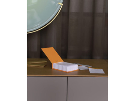 RHODIA Bloc mémo No. 11, 85 x 115 mm, ligné, orange