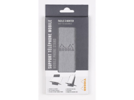 RHODIA Support pour téléphone mobile RHODIACTIVE, titane