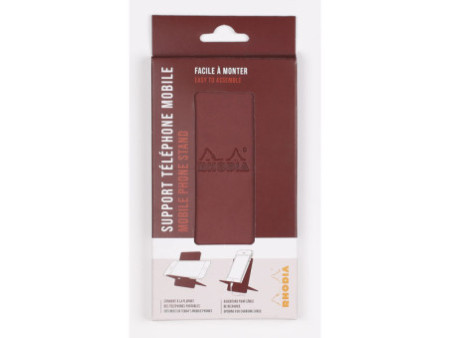 RHODIA Support pour téléphone mobile RHODIACTIVE, lie de vin
