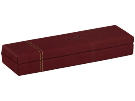 RHODIA Plumier, en simili cuir, lie de vin