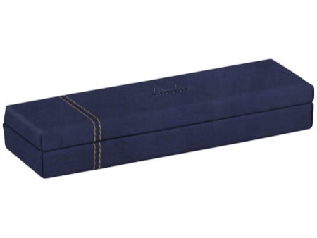 RHODIA Plumier, en simili cuir, bleu nuit
