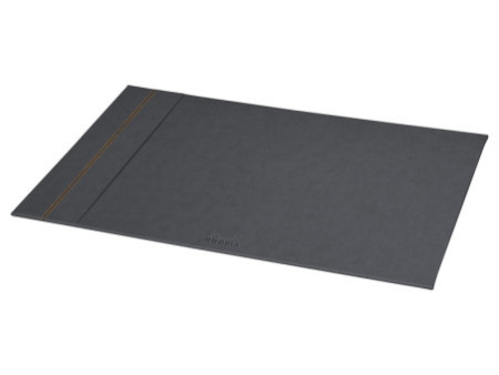 RHODIA Sous-main, en similicuir, titane