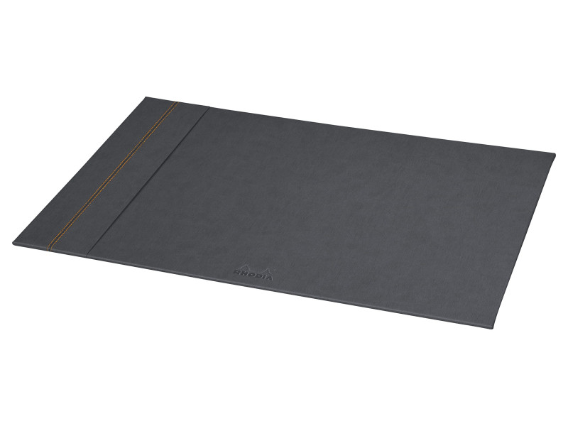 RHODIA Sous-main, en similicuir, titane