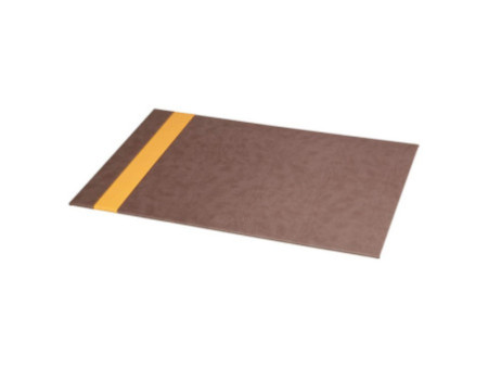 RHODIA Sous-main, en similicuir, chocolat