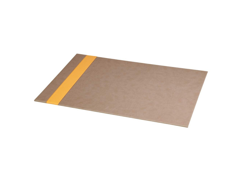 RHODIA Sous-main, en similicuir, taupe