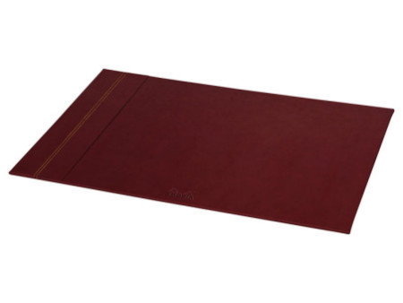 RHODIA Sous-main, en similicuir, lie de vin