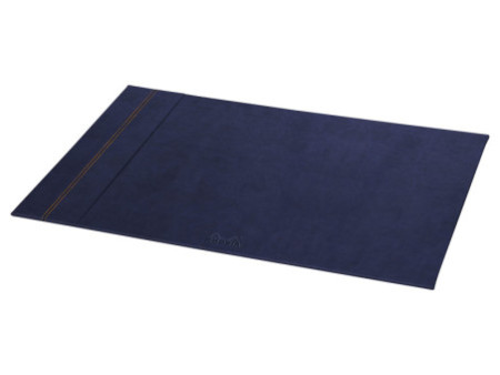 RHODIA Sous-main, en similicuir, bleu nuit
