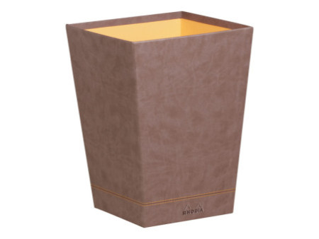 RHODIA Corbeille à papier RHODIARAMA, chocolat