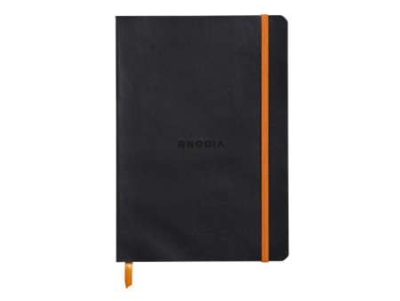 RHODIA Carnet souple RHODIARAMA, A5, pointillé dot, noir