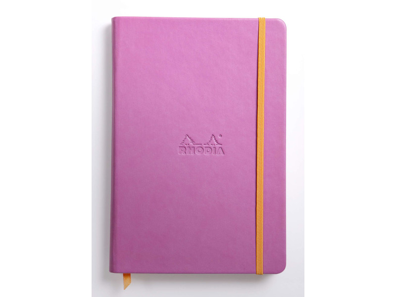 RHODIA Carnet rigide RHODIARAMA, A5, ligné, lilas