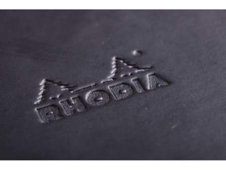 RHODIA Carnet rigide RHODIARAMA, 90 x 140 mm, ligné, noir