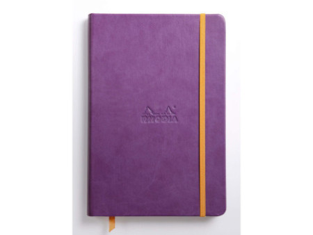 RHODIA Carnet rigide RHODIARAMA, A5, ligné, violet