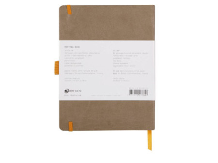 RHODIA Carnet RHODIARAMA Meeting Book, A5+, taupe