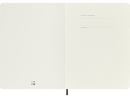 MOLESKINE Carnet souple, XL, quadrillé, noir