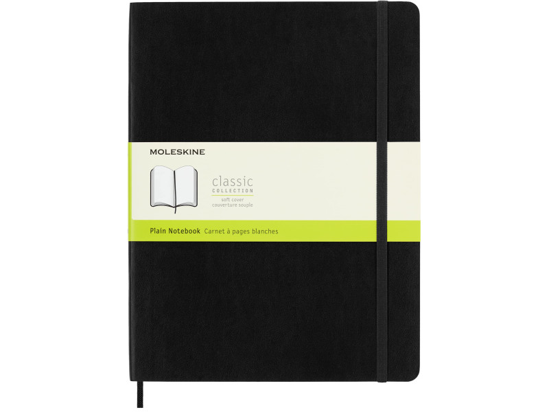 MOLESKINE Carnet souple, XL, uni, noir