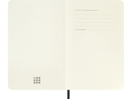 MOLESKINE Carnet souple, P/A6, uni, noir