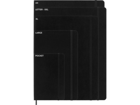 MOLESKINE Carnet souple, P/A6, uni, noir