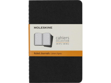 MOLESKINE Cahier, P/A6, ligné, carton, noir
