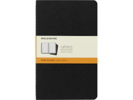 MOLESKINE Cahier, L/A5, ligné, carton, noir