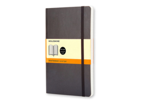 MOLESKINE Carnet souple, P/A6, ligné, noir