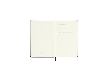MOLESKINE Carnet rigide, P/A6, quadrillé, noir