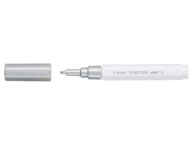 PILOT Marqueur à pigment PINTOR, fin, argent