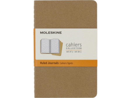 MOLESKINE Cahier, P/A6, ligné, carton, marron
