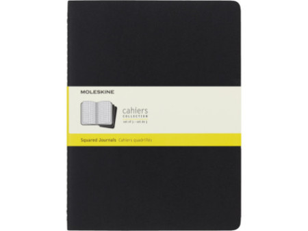 MOLESKINE Cahier, XL, quadrillé, carton, noir