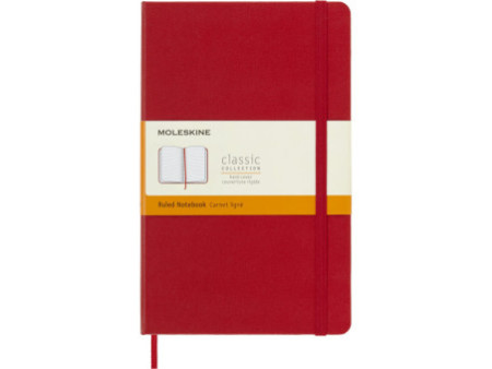 MOLESKINE Carnet rigide, L/A5, ligné, rouge écarlate