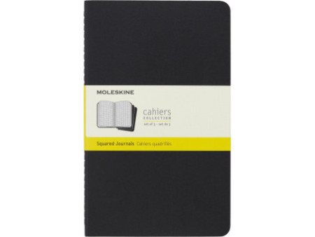 MOLESKINE Cahier, L/A5, quadrillé, carton, noir