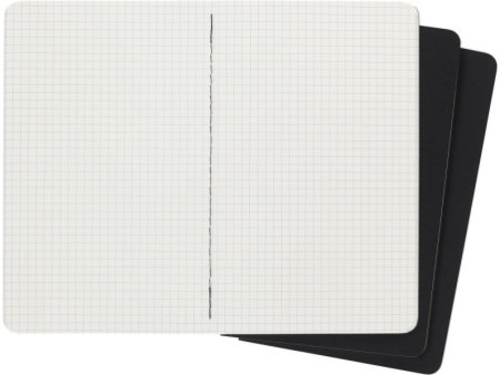MOLESKINE Cahier, L/A5, quadrillé, carton, noir