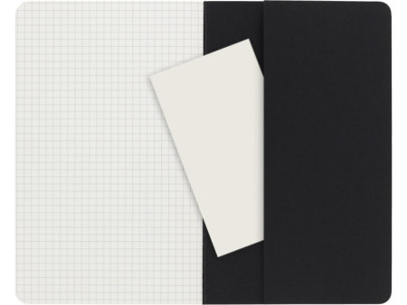 MOLESKINE Cahier, L/A5, quadrillé, carton, noir