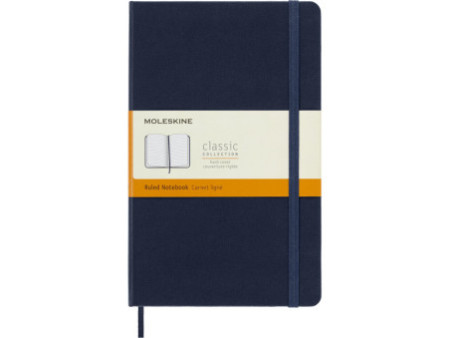 MOLESKINE Carnet rigide, L/A5, ligné, bleu