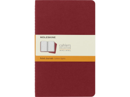 MOLESKINE Cahier, L/A5, ligné, carton, rouge