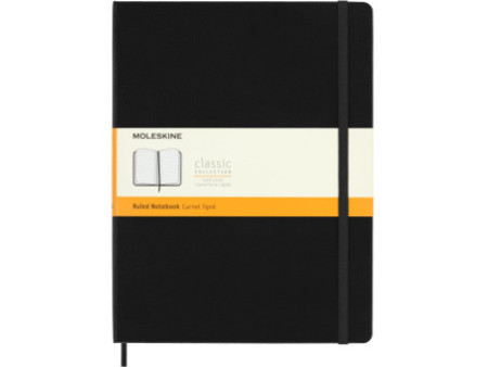 MOLESKINE Carnet rigide, XL, ligné, noir