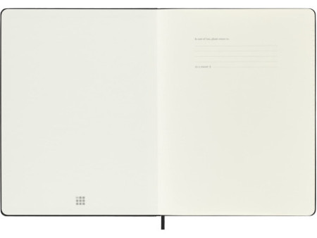 MOLESKINE Carnet rigide, XL, ligné, noir
