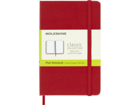 MOLESKINE Carnet rigide, P/A6, uni, rouge écarlate