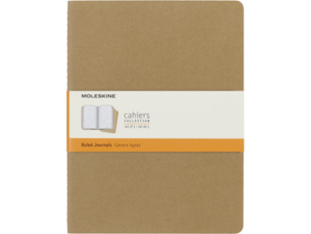 MOLESKINE Cahier, XL, ligné, carton, marron