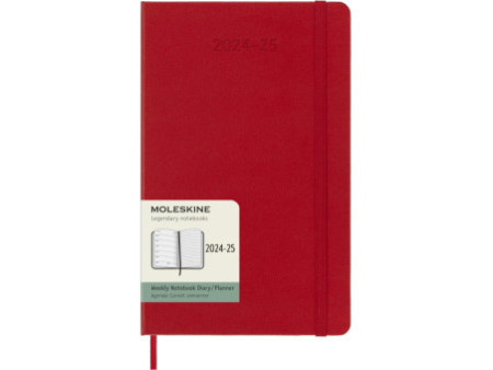 MOLESKINE Agenda 2025/2026, 18 mois, L/A5, rouge