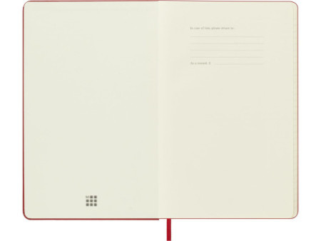 MOLESKINE Agenda 2025/2026, 18 mois, L/A5, rouge