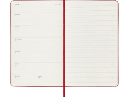MOLESKINE Agenda 2025/2026, 18 mois, L/A5, rouge