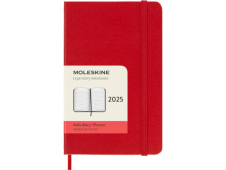 MOLESKINE Agenda de poche 2026, journalier, P/A6, rouge