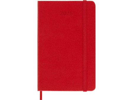 MOLESKINE Agenda de poche 2026, semainier, P/A6, rouge