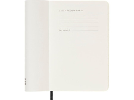 MOLESKINE Agenda de poche 2026, journalier, P/A6, noir