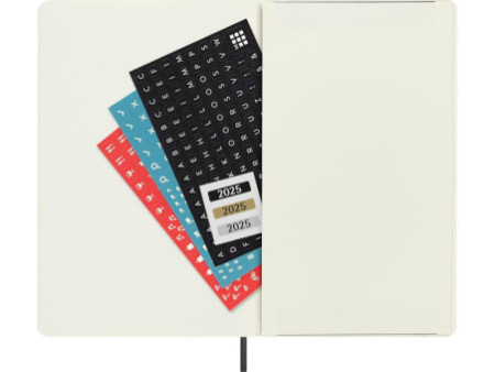 MOLESKINE Agenda 2026, semainier, L/A5, souple, noir