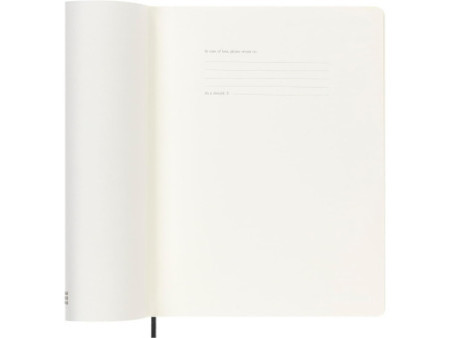 MOLESKINE Agenda 2026, semainier, XL, souple, noir
