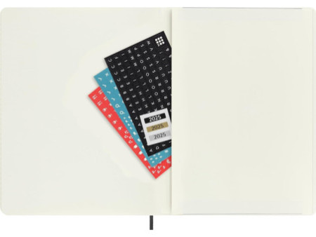 MOLESKINE Agenda 2026, semainier, XL, souple, noir