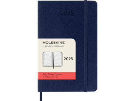 MOLESKINE Agenda de poche 2026, journalier, P/A6, bleu