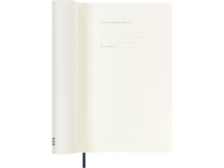 MOLESKINE Agenda 2026, journalier, L/A5, souple, bleu