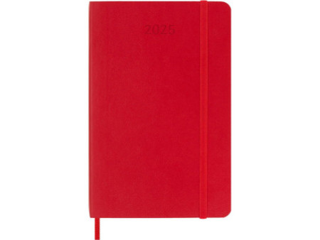 MOLESKINE Agenda de poche 2026, semainier, P/A6, rouge